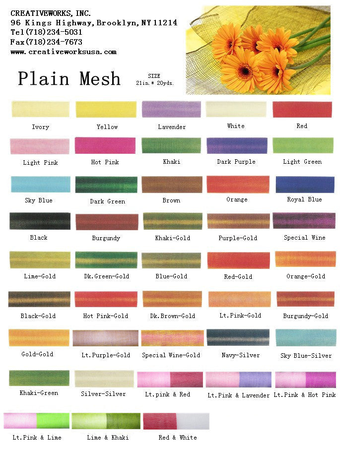 Plain mesh
