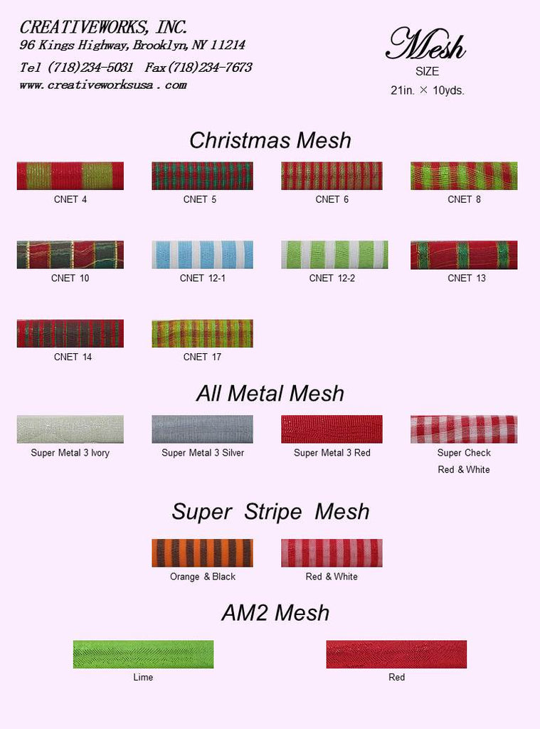 Christmas & All metal & Super stripe & AM2 mesh